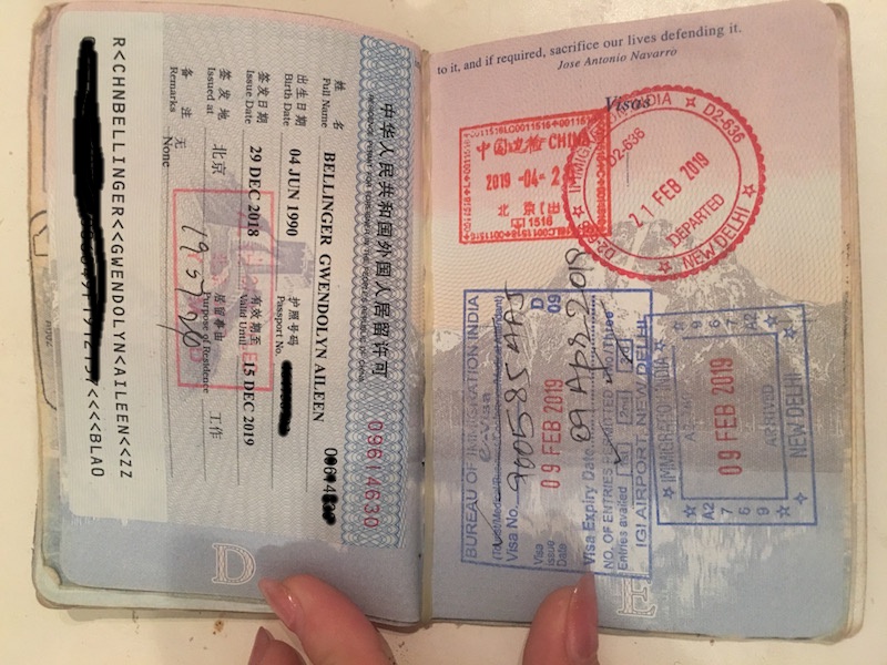 China work visa